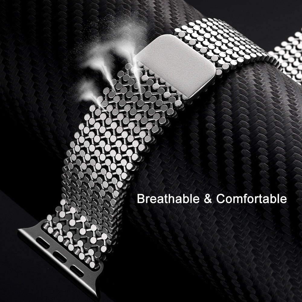 Stainless Steel Magnetic Link Watch Band