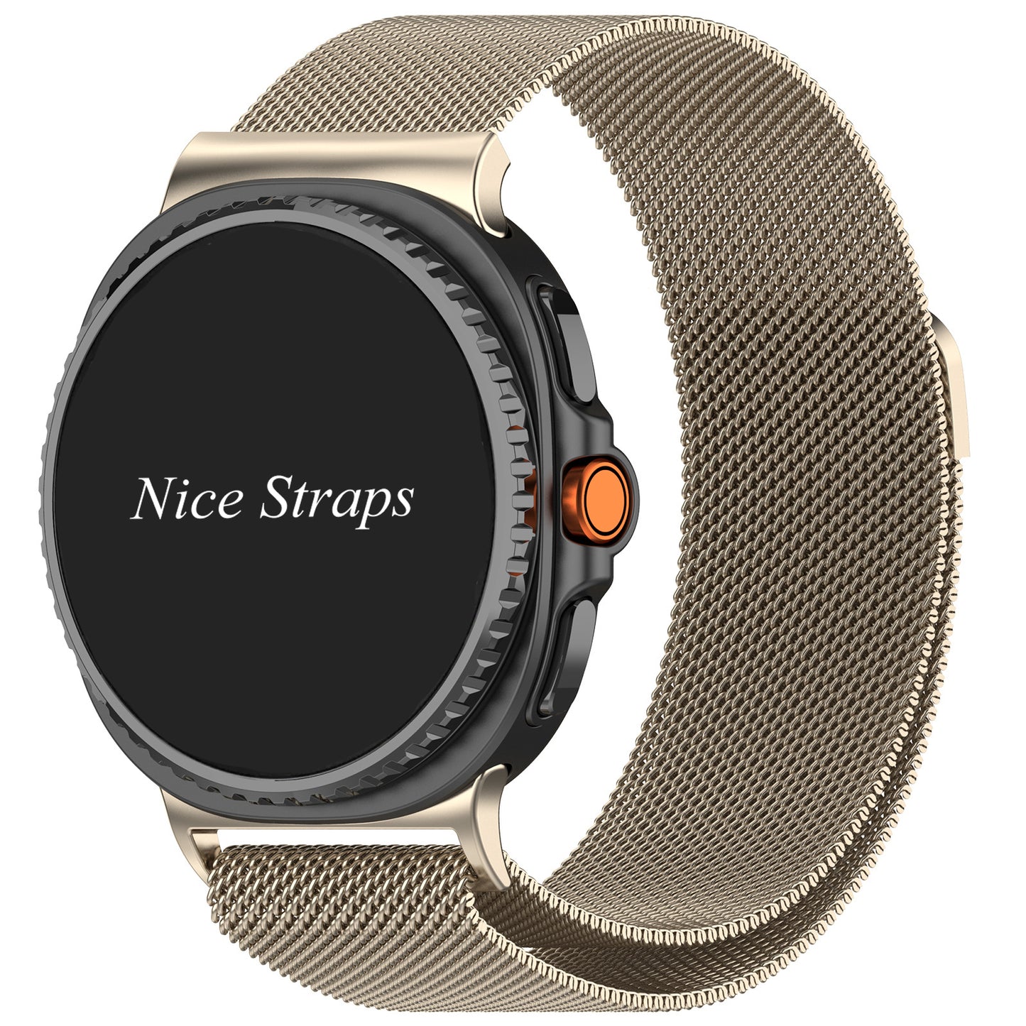Magnetic Milanese Loop Band for Samsung Galaxy Watch 8/8 Classic Stainless Steel Mesh Strap