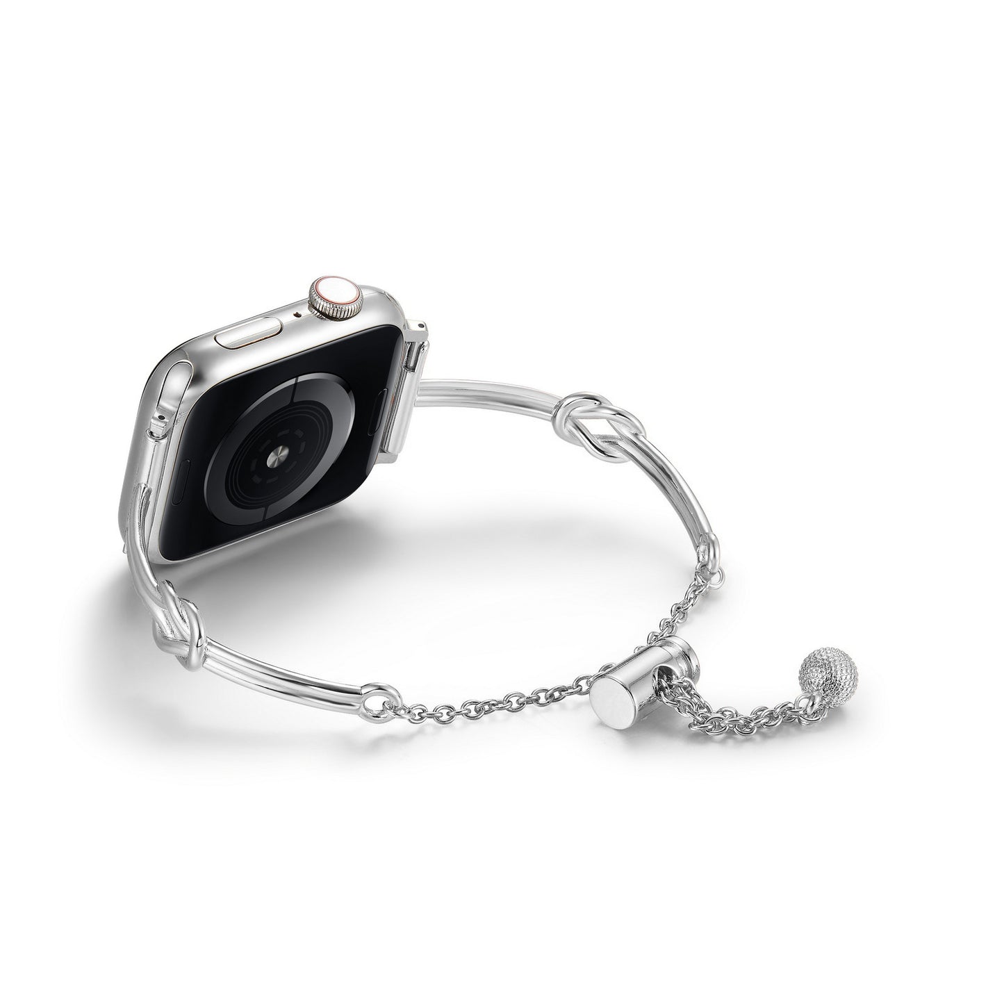 Ladies' Fashion Knot Metal Stainless Steel Watch Strap