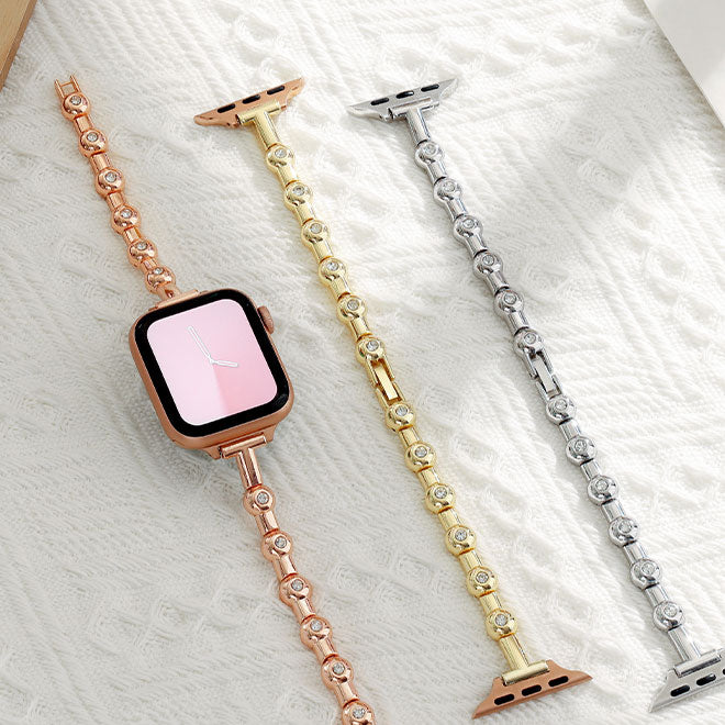 Creative Slim Chanel-Style Metal Watch Strap