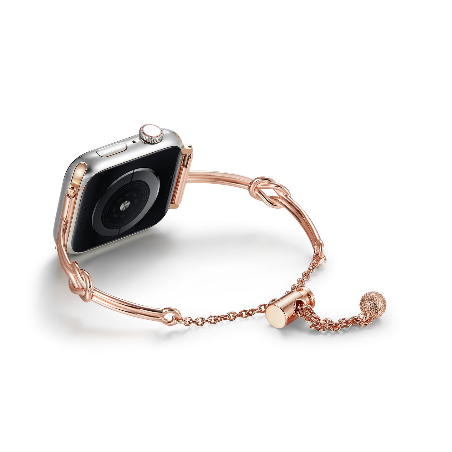 Ladies' Fashion Knot Metal Stainless Steel Watch Strap
