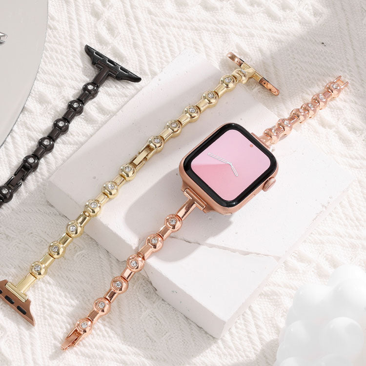 Creative Slim Chanel-Style Metal Watch Strap