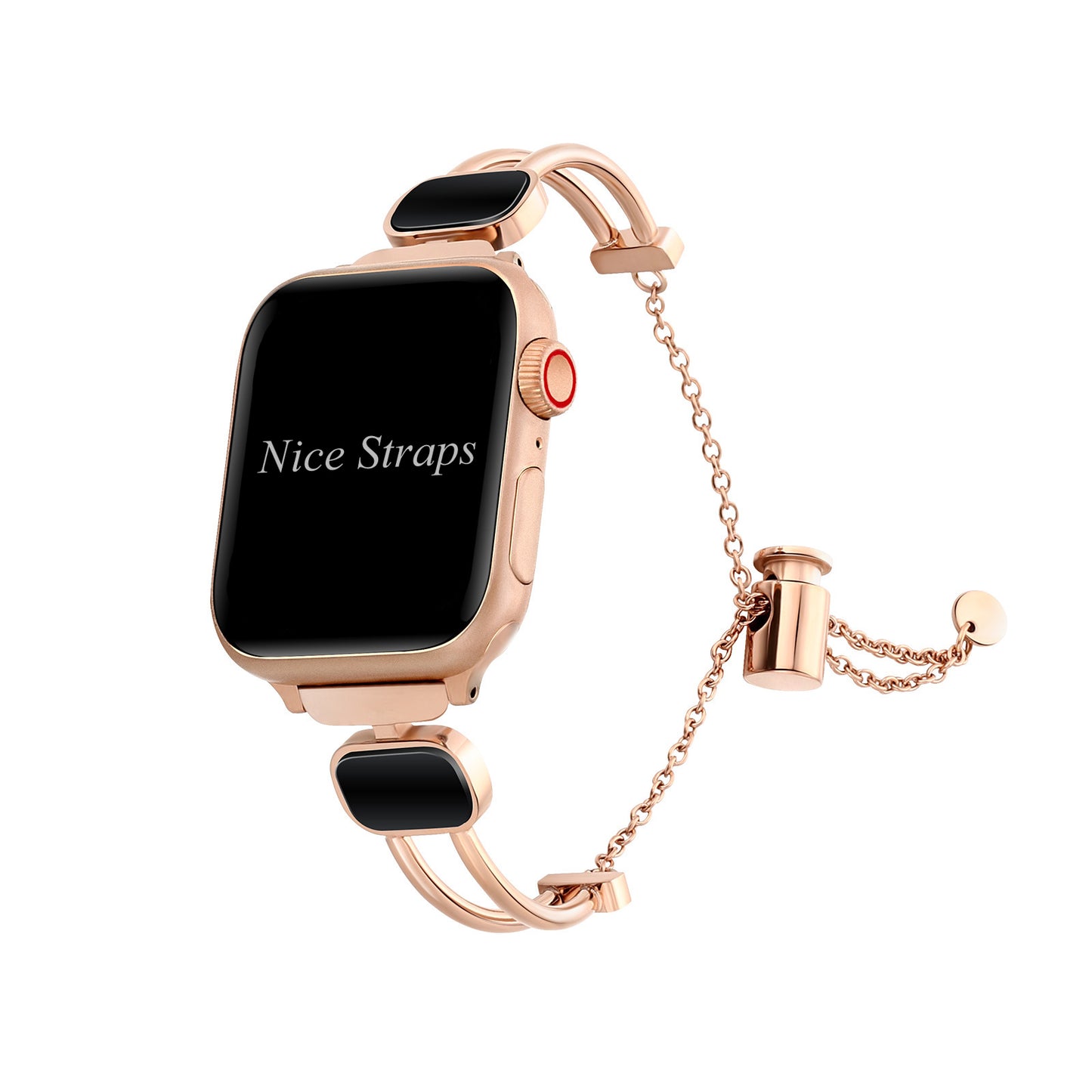 New Trendy Mother-Of-Pearl Metal Stainless Steel Watch Strap