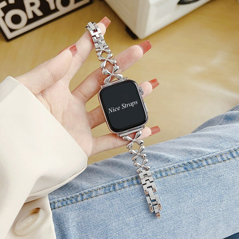 Lucky Four-Leaf Clover Bracelet Watch Band