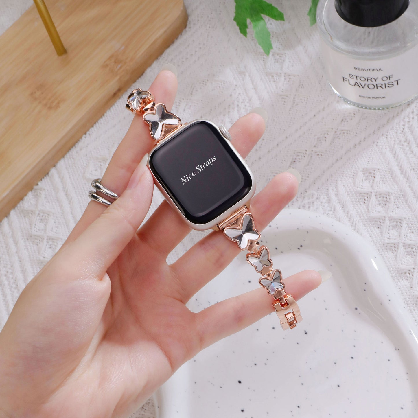 Butterfly Waist Chain Metal Watch Band