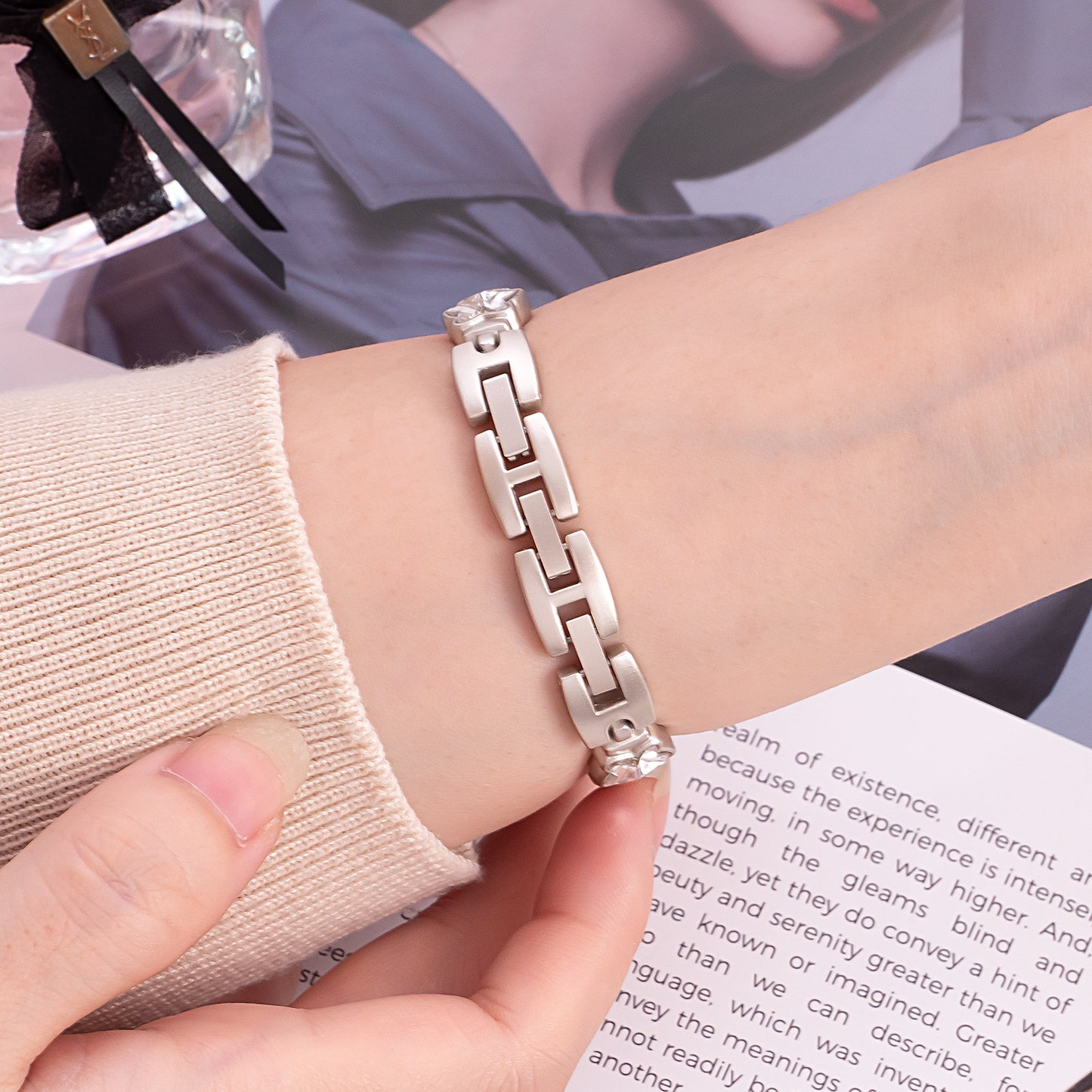 Butterfly Waist Chain Metal Watch Band