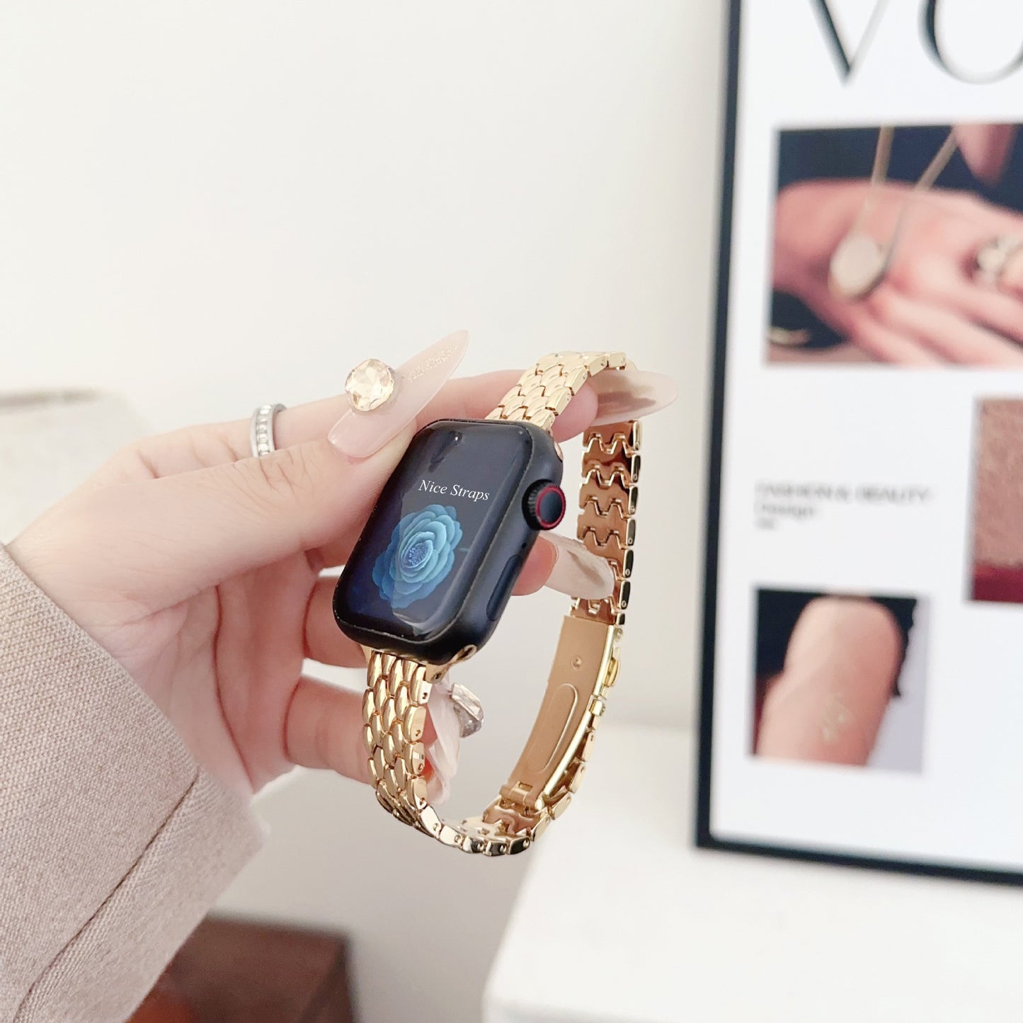 Dragon Pattern Metal Watch Band