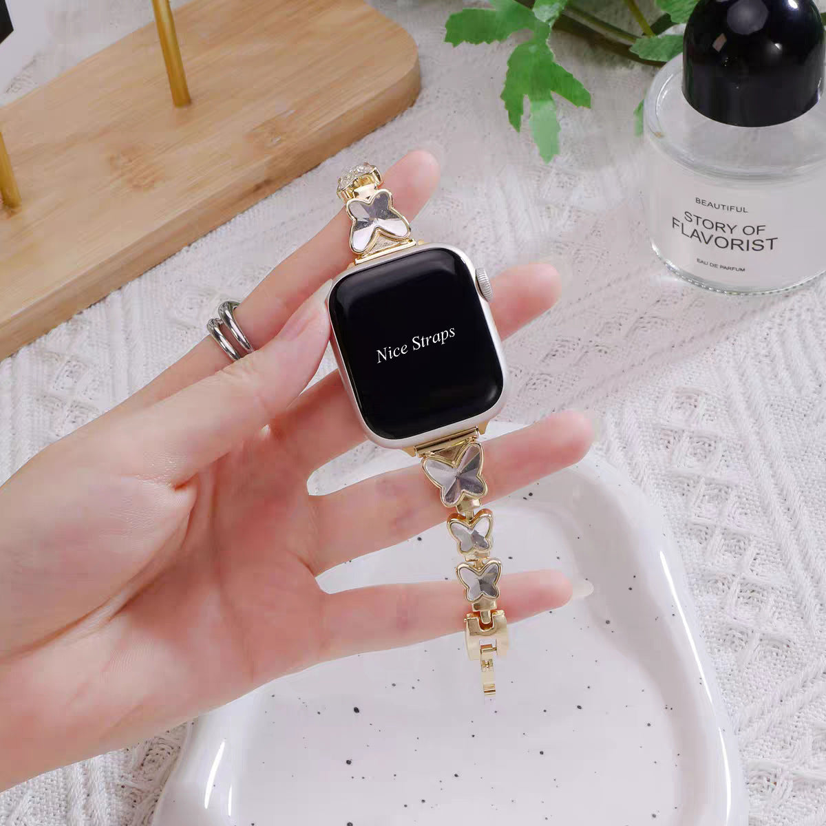 Butterfly Waist Chain Metal Watch Band