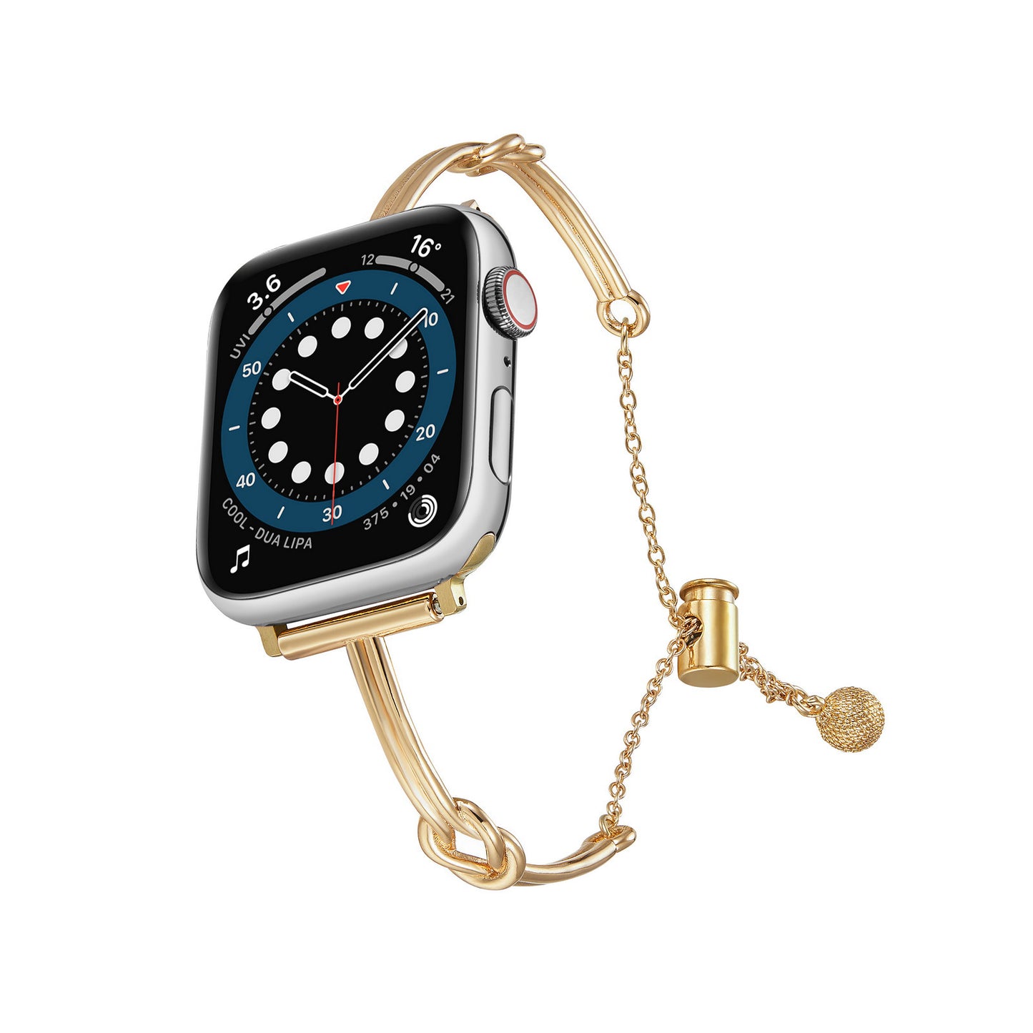 Ladies' Fashion Knot Metal Stainless Steel Watch Strap