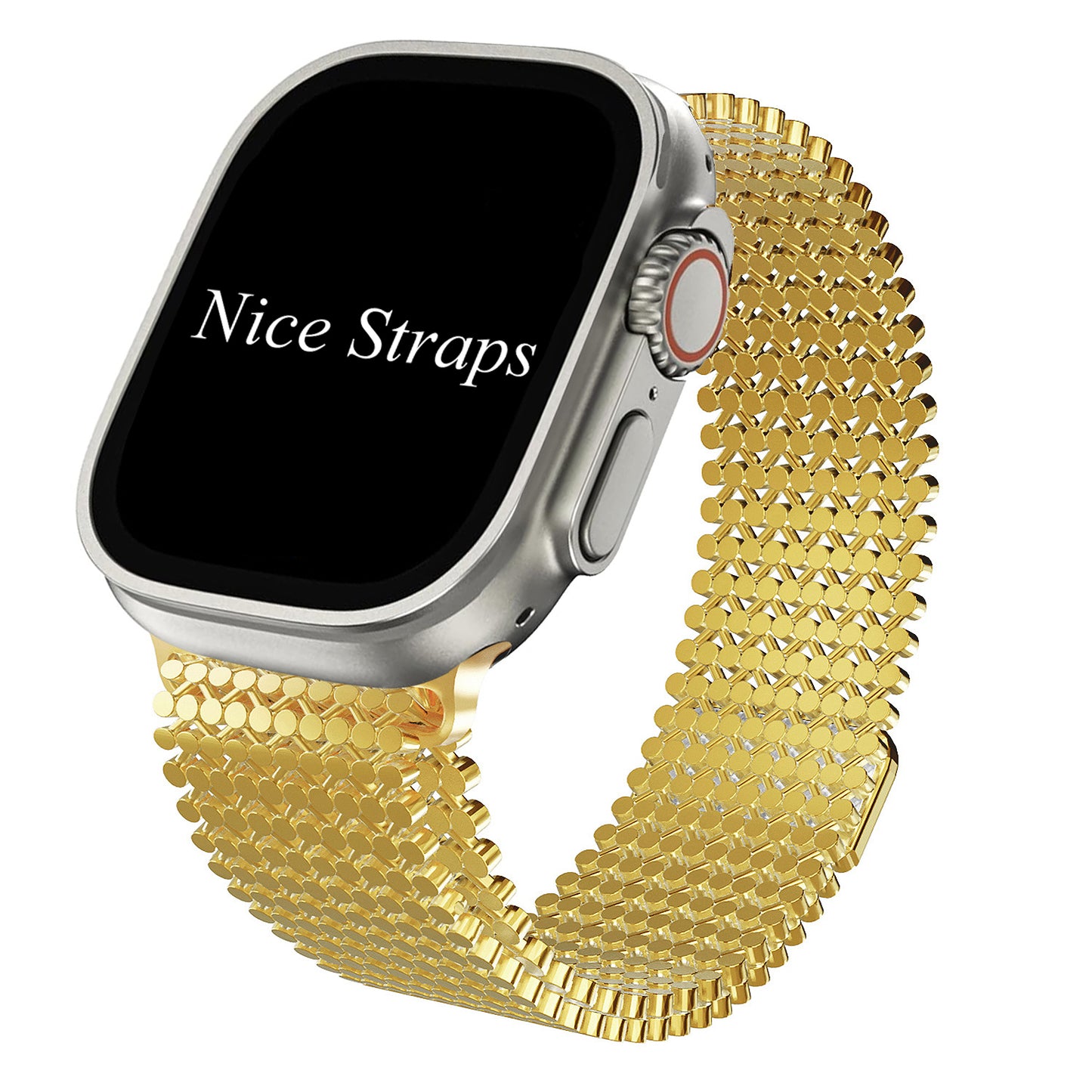 Stainless Steel Magnetic Link Watch Band
