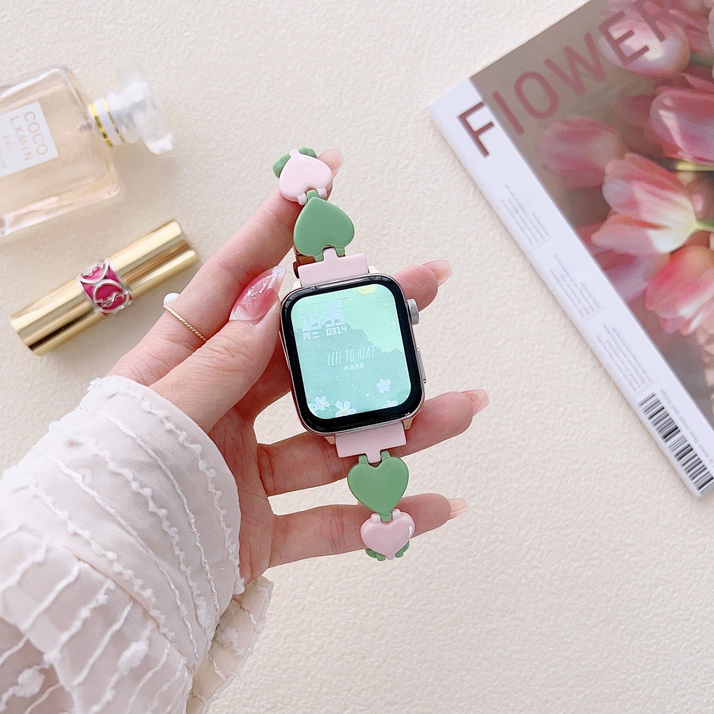 Love Resin Designer Apple Watch Strap