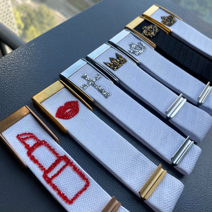 Rhinestone Pattern Nylon Strap for Whoop 5.0 MG Bands