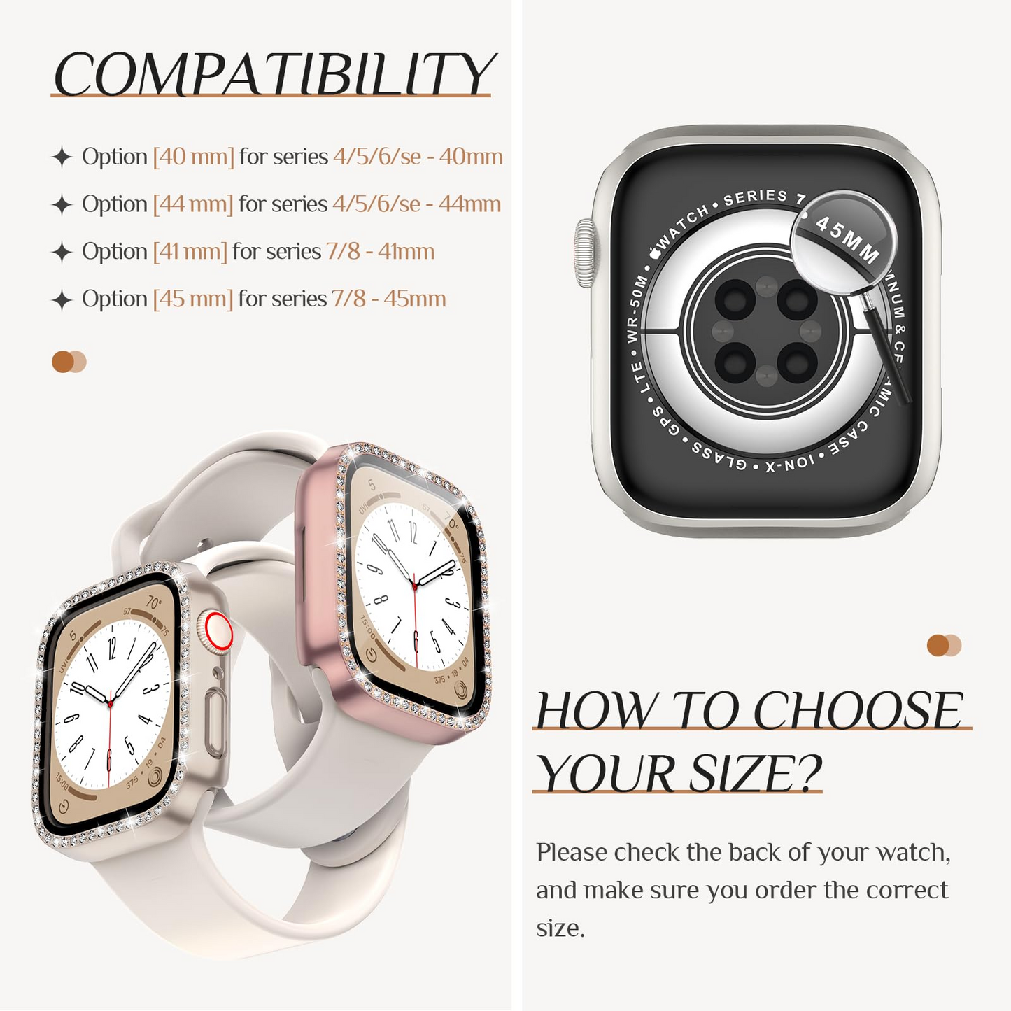 Women Bling Diamond Rhinestone Case with Built-in Tempered Glass