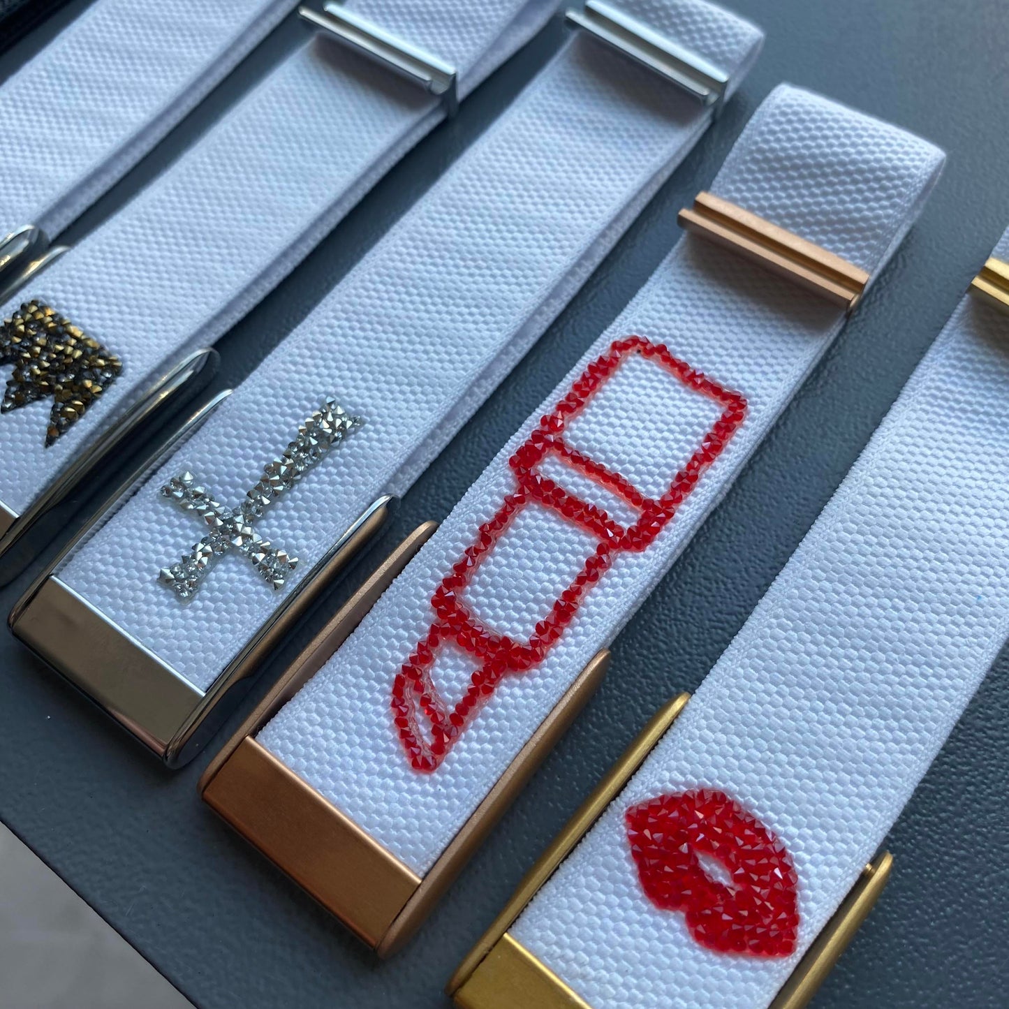 Rhinestone Pattern Nylon Strap for Whoop 5.0 MG Bands