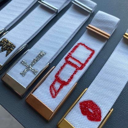 Rhinestone Pattern Nylon Strap for Whoop 5.0 MG Bands