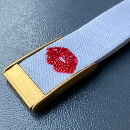 Rhinestone Pattern Nylon Strap for Whoop 5.0 MG Bands