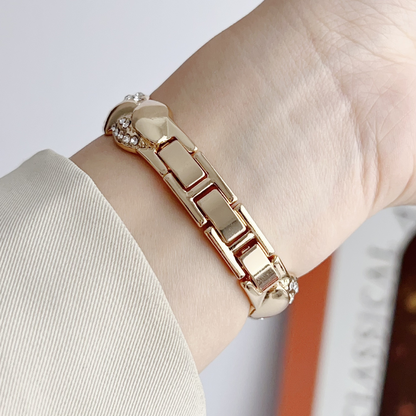 Twist Chain Rhinestone Bracelet Band for Apple Watch Women