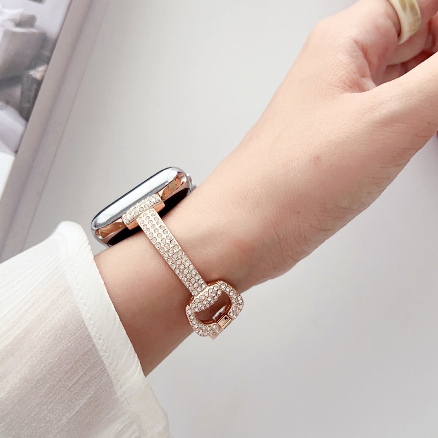 Fashion Diamond Bracelet Watch Band