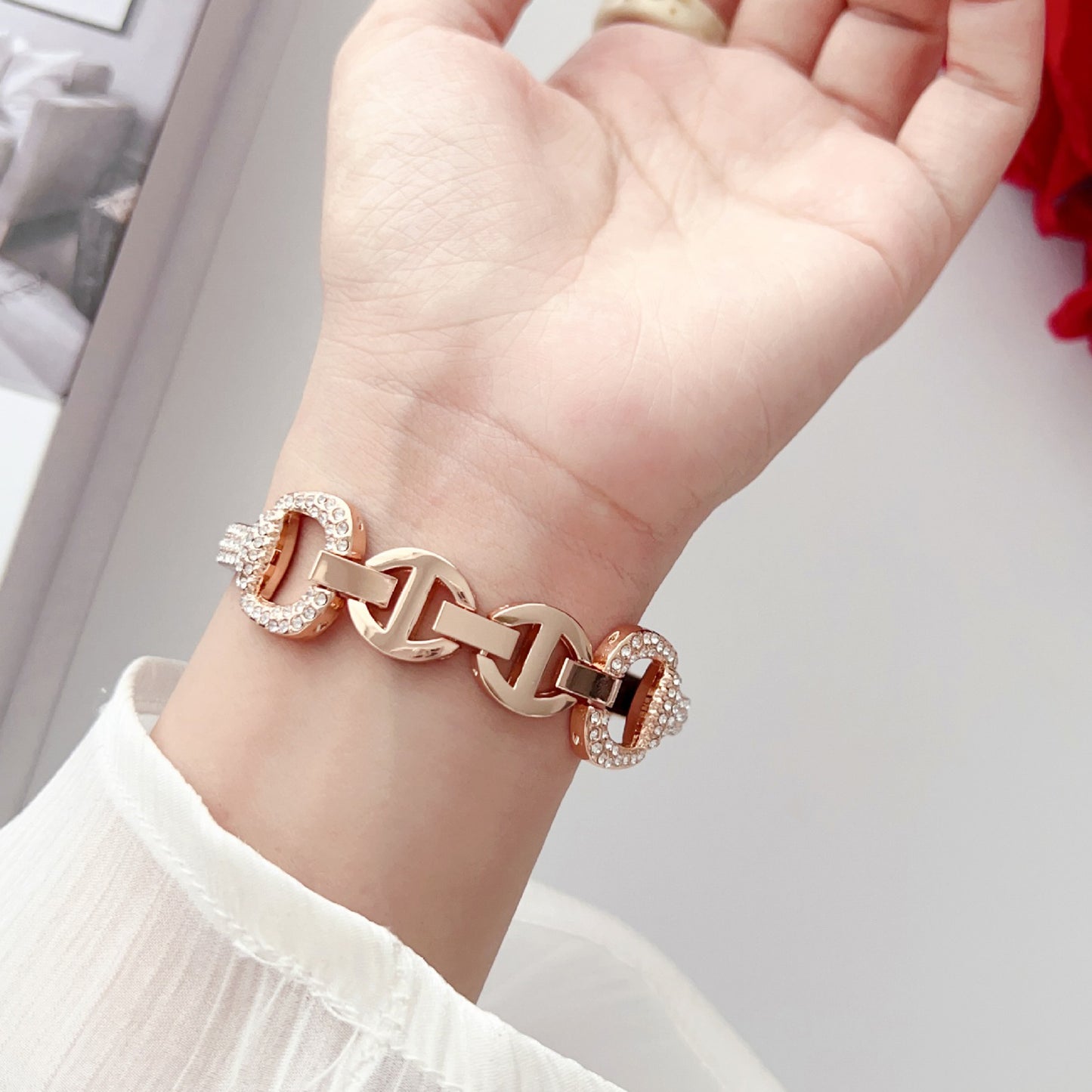 Fashion Diamond Bracelet Watch Band