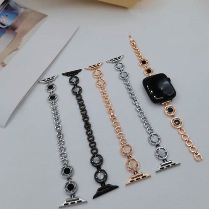 Luxury Women Jewelry Metal Chain Bracelet Watch Strap