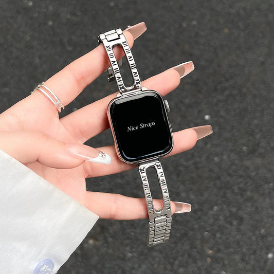 Metal Apple Watch Band Women
