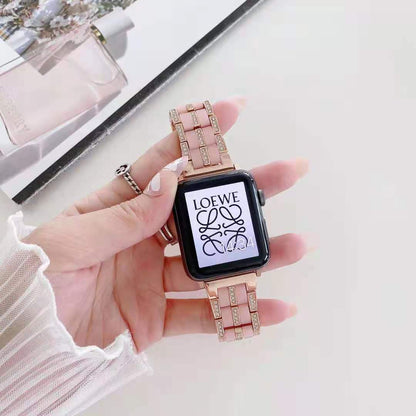 Luxury Diamond Resin Apple Watch Strap