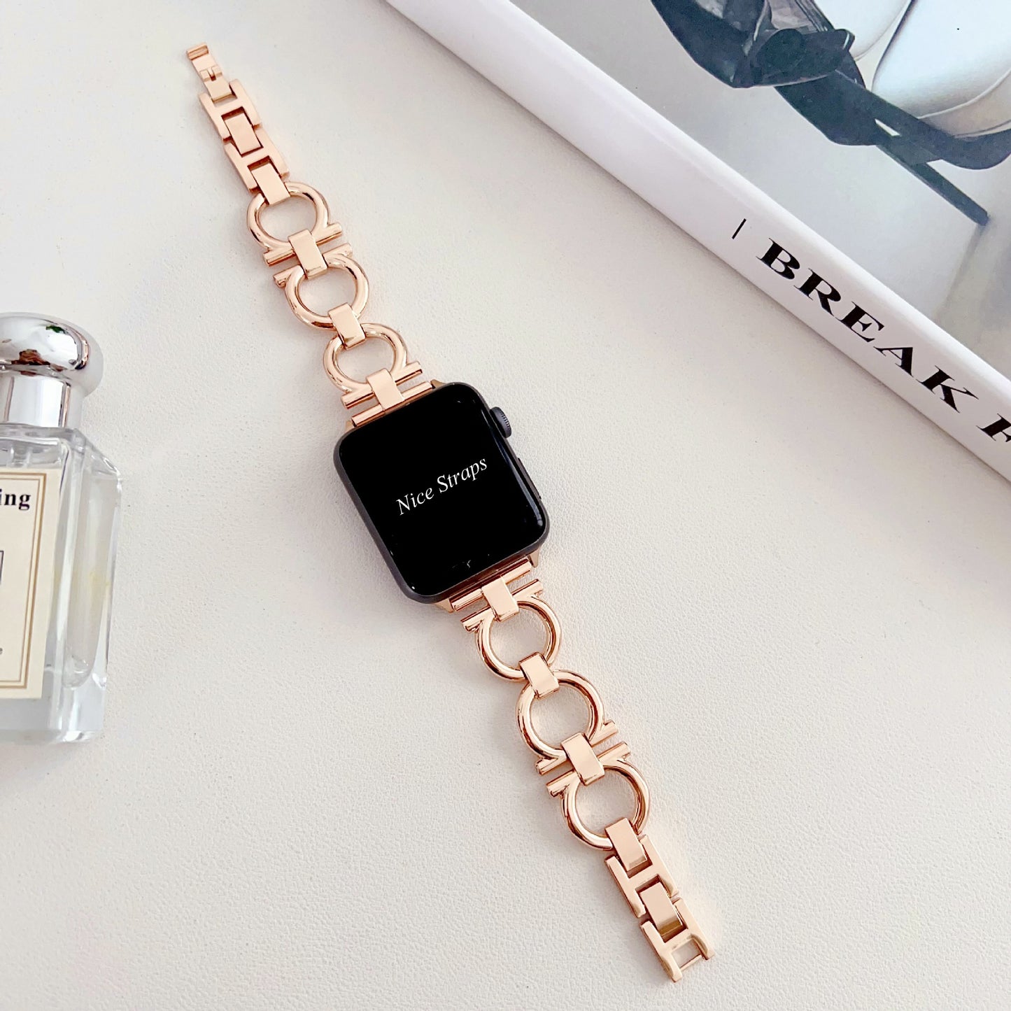 Donut Chain Metal Watch Band