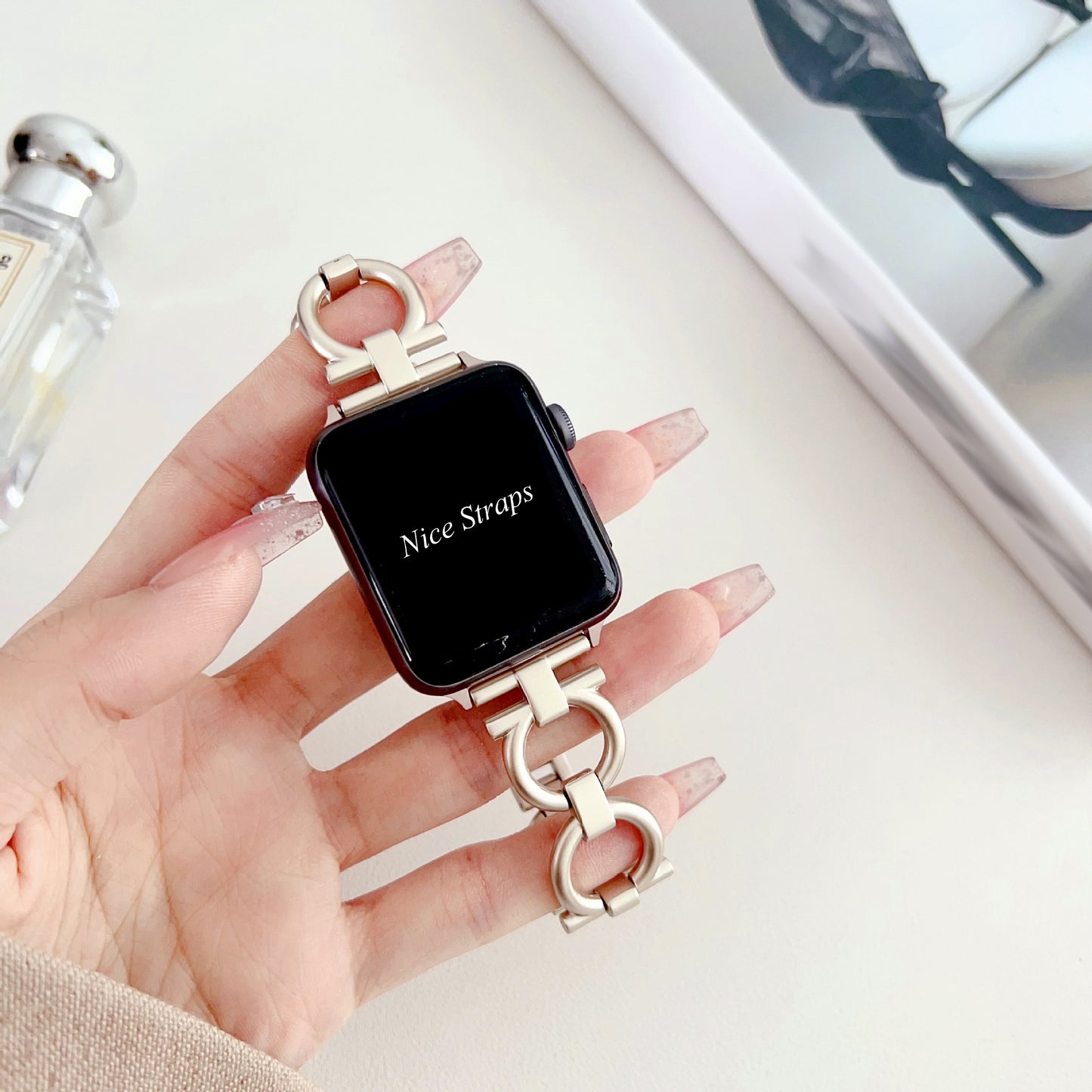 Donut Chain Metal Watch Band