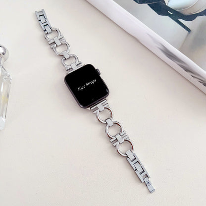 Donut Chain Metal Watch Band