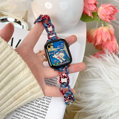 Cowboy Chain Ring Resin Apple Watch Strap