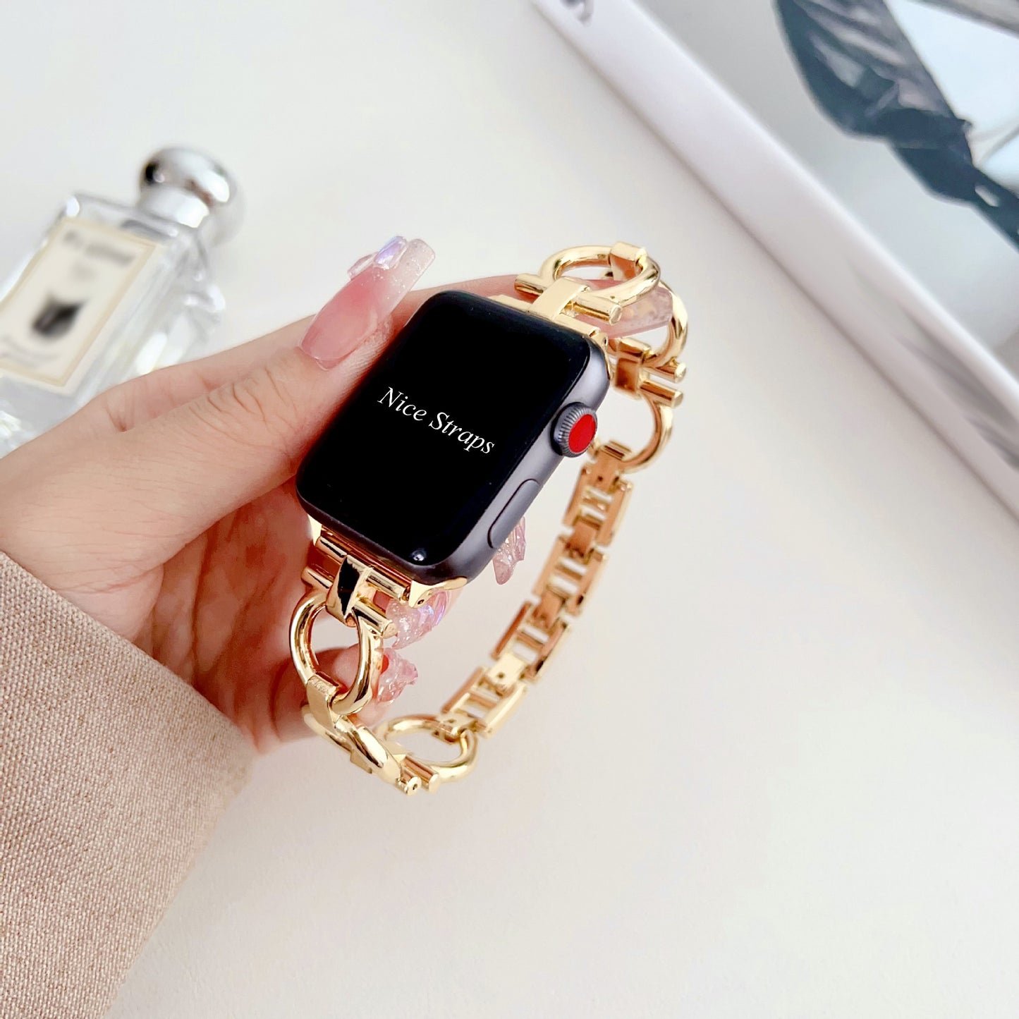 Donut Chain Metal Watch Band