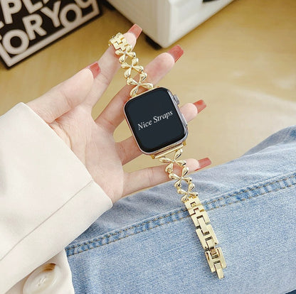 Lucky Four-Leaf Clover Bracelet Watch Band