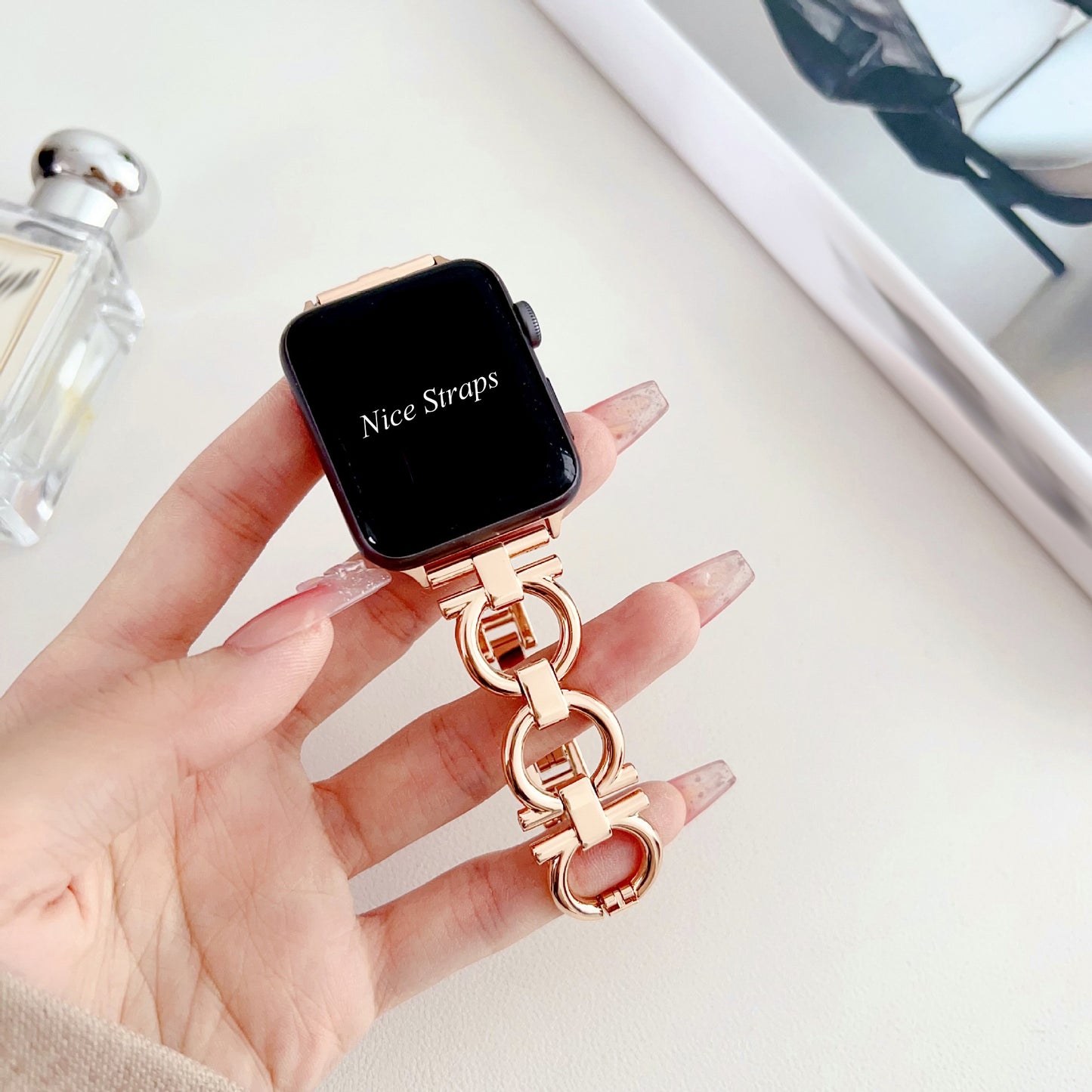 Donut Chain Metal Watch Band
