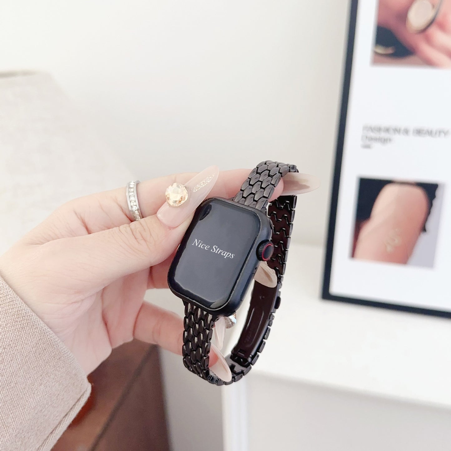 Dragon Pattern Metal Watch Band