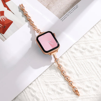 Creative Slim Chanel-Style Metal Watch Strap