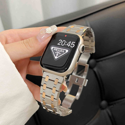 Stainless Steel Band Compatible with Apple Watch Ultra 2 Band 49mm, Series 10 46mm, 9/8/7/6/5/4/3/SE