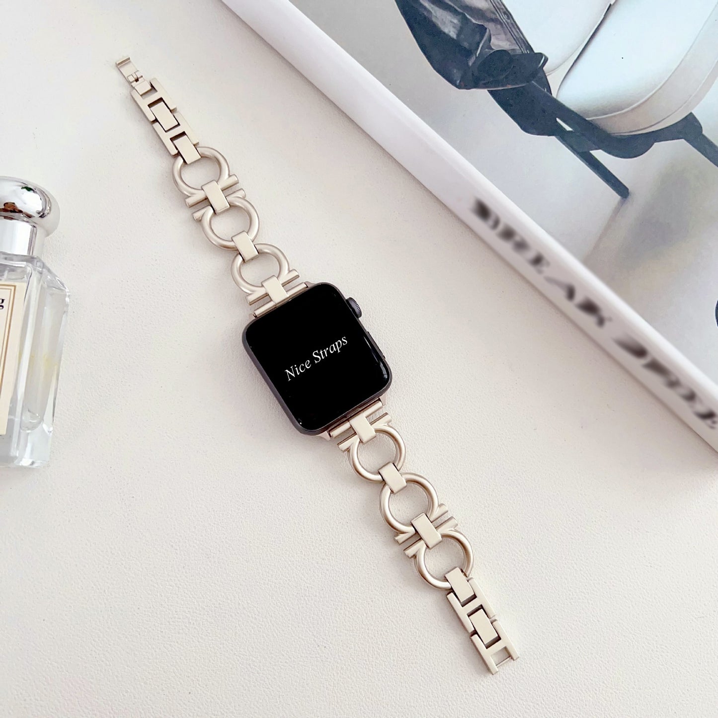 Donut Chain Metal Watch Band