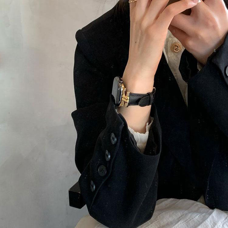 Fashion Chanel-style Metal Linked Watch Strap