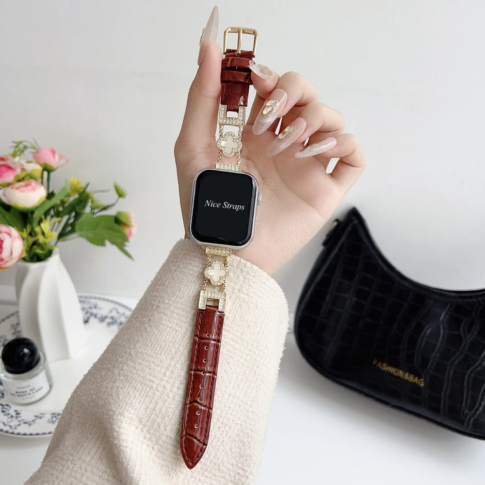 Leather Apple Watch Band Women