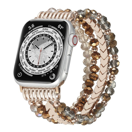 Fashion Beaded Stretch Apple Watch Strap