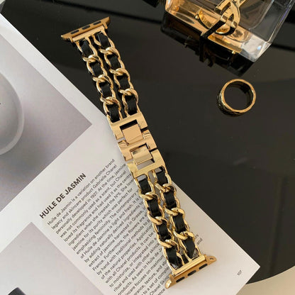 Fashion Chanel-style Metal Linked Watch Strap