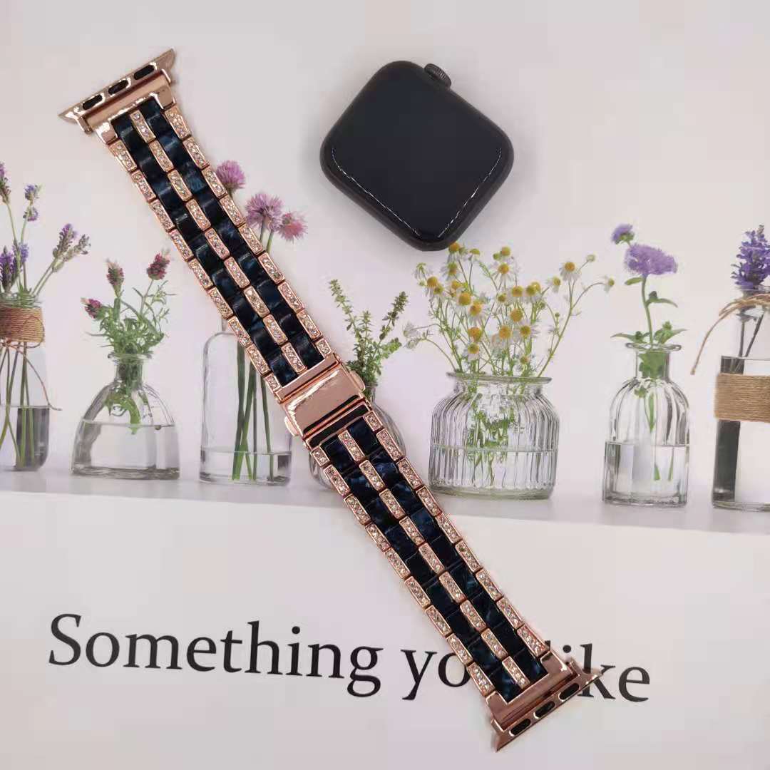 Luxury Diamond Resin Apple Watch Strap