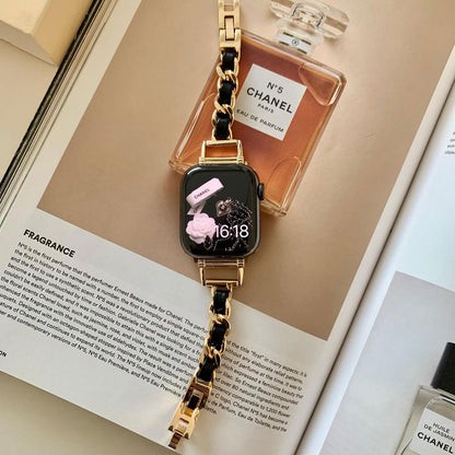 Fashion Chanel-style Metal Linked Watch Strap